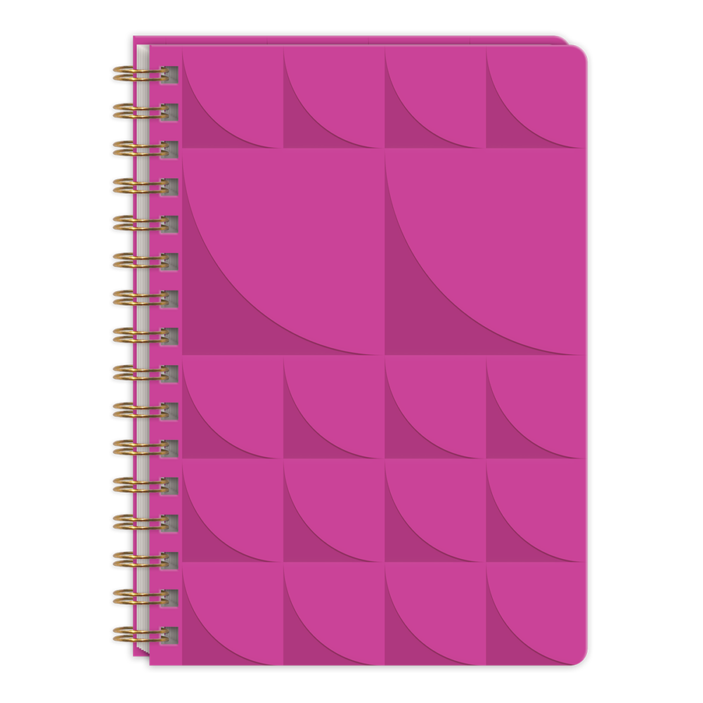 Statement Shapes Berry Spiral Journal Molly Rex