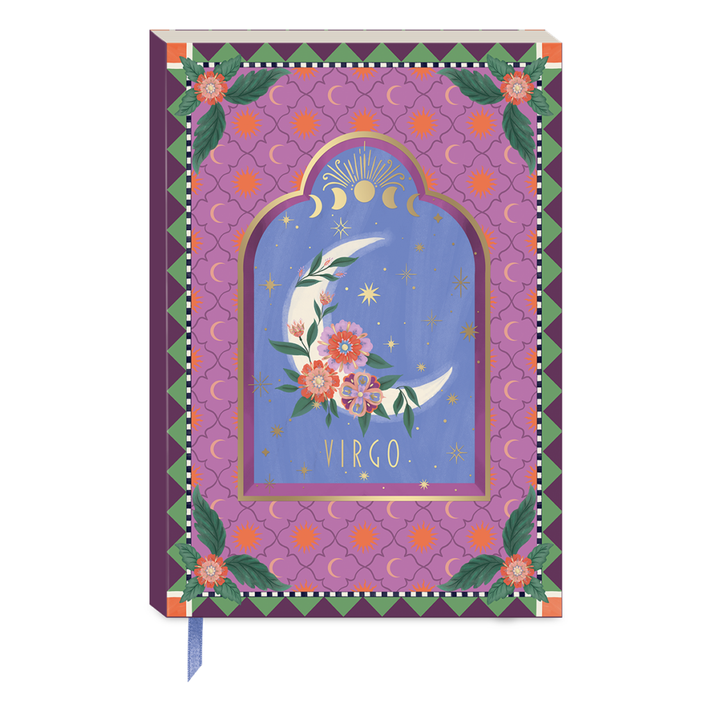 Zodiac Virgo Softcover Journal Molly Rex