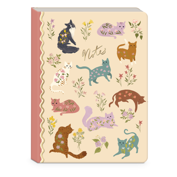 Flower Pets Cats Softcover Journal Molly Rex